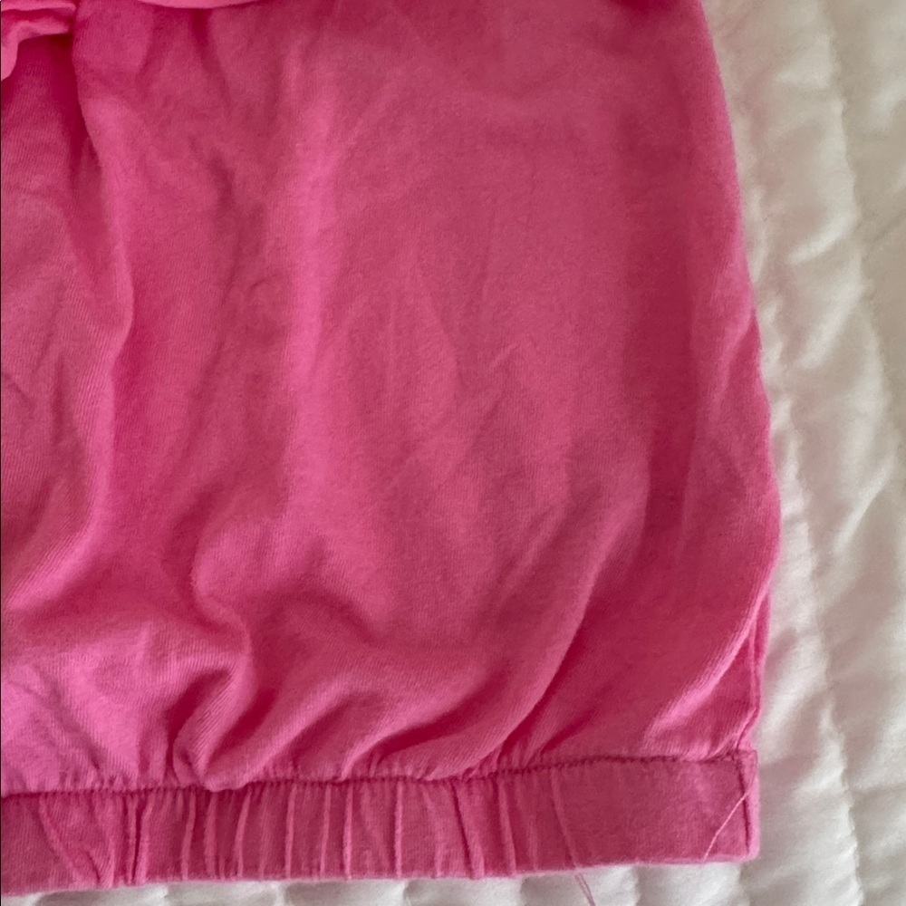 Pink One-Shoulder Ruffle Top - Picture 2 of 4